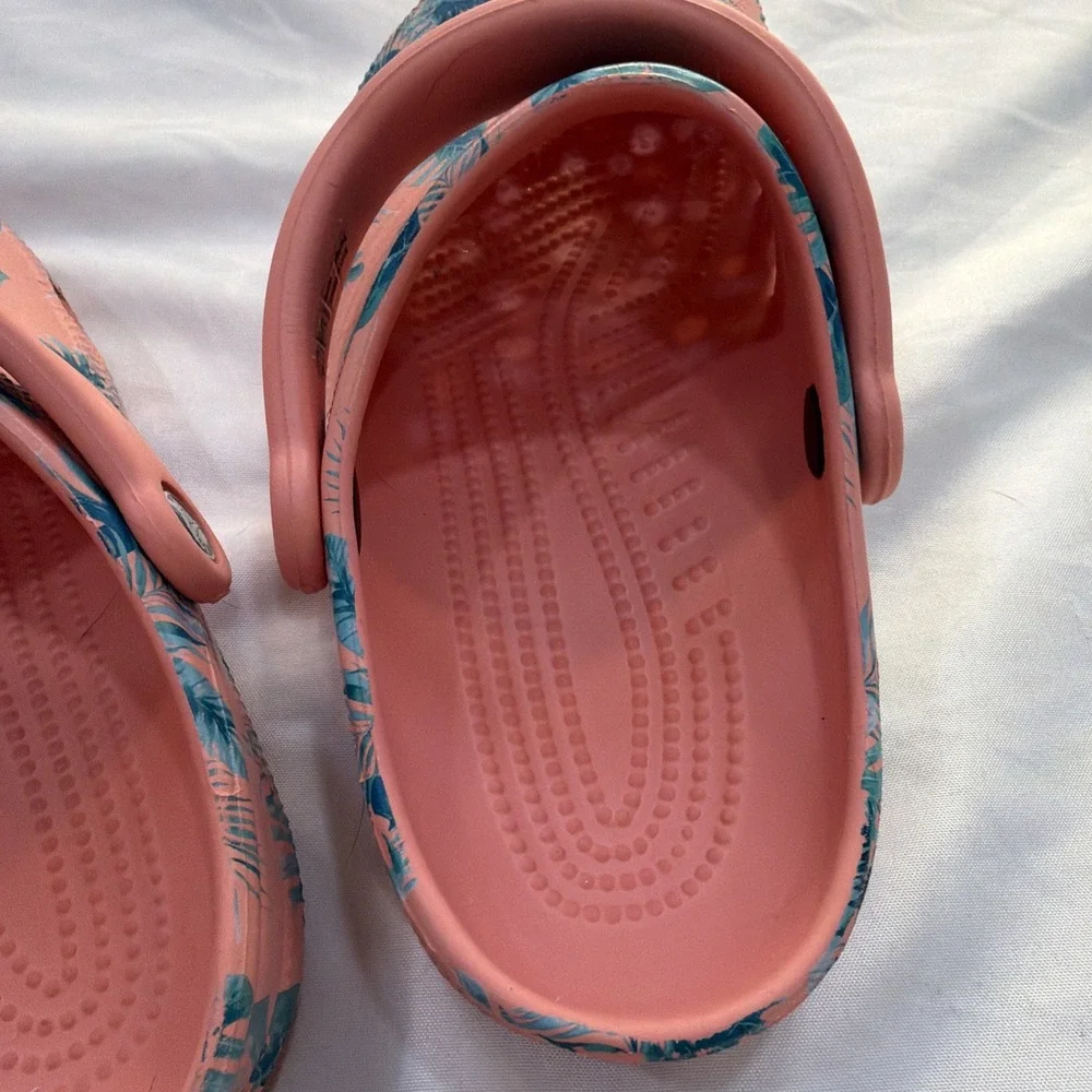 Crocs Unisex Classic Tropical Palms Beach Summer Vacation‎ US Men 6 Women 8